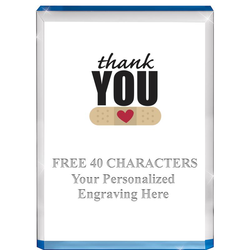 4" BLUE BILLBOARD ACRYLIC