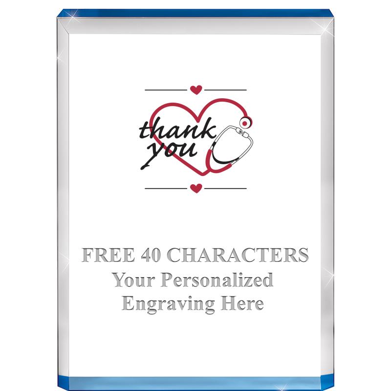 4" BLUE BILLBOARD ACRYLIC