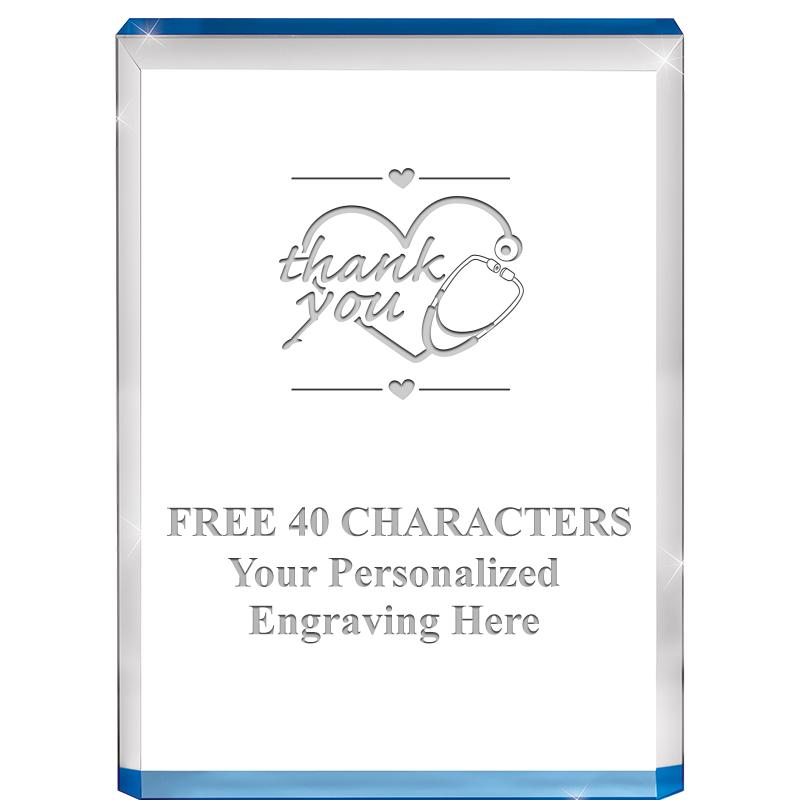 4" BLUE BILLBOARD ACRYLIC