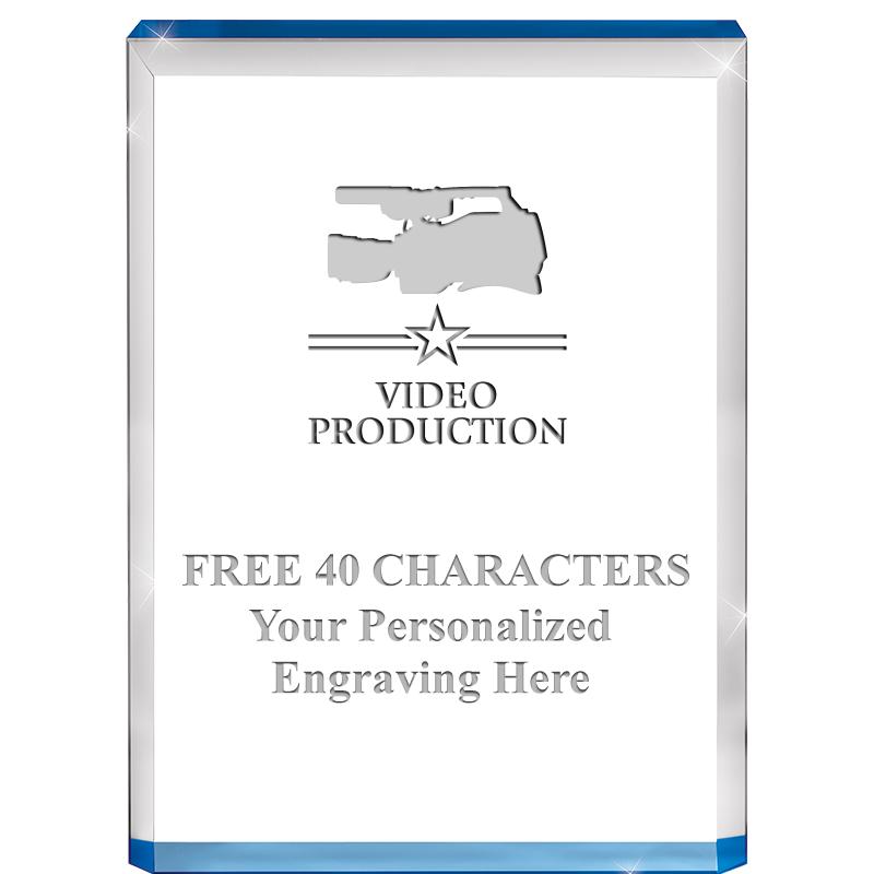 4" BLUE BILLBOARD ACRYLIC