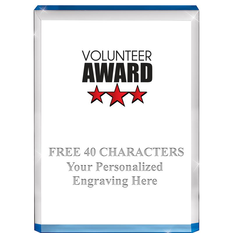 4" BLUE BILLBOARD ACRYLIC