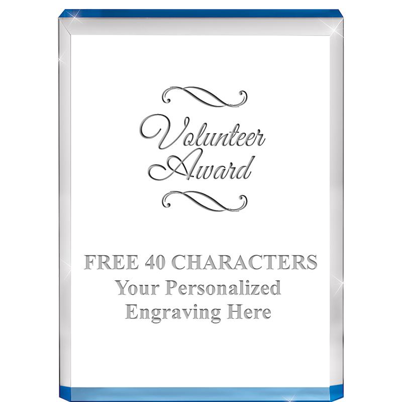 4" BLUE BILLBOARD ACRYLIC