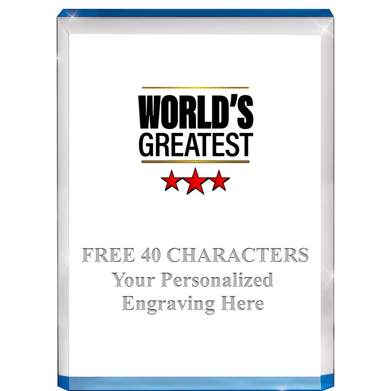 4" BLUE BILLBOARD ACRYLIC