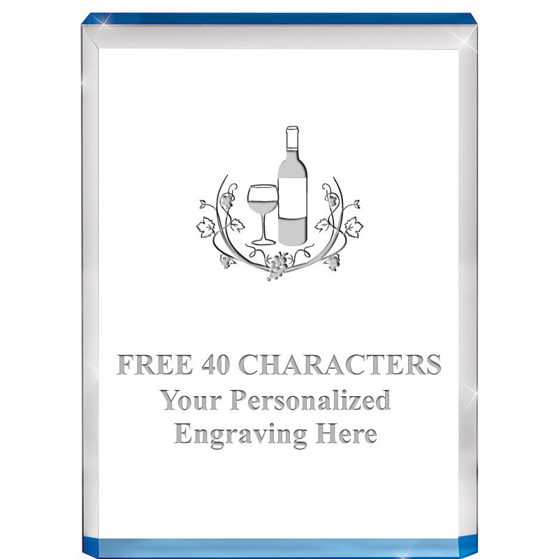 4" BLUE BILLBOARD ACRYLIC