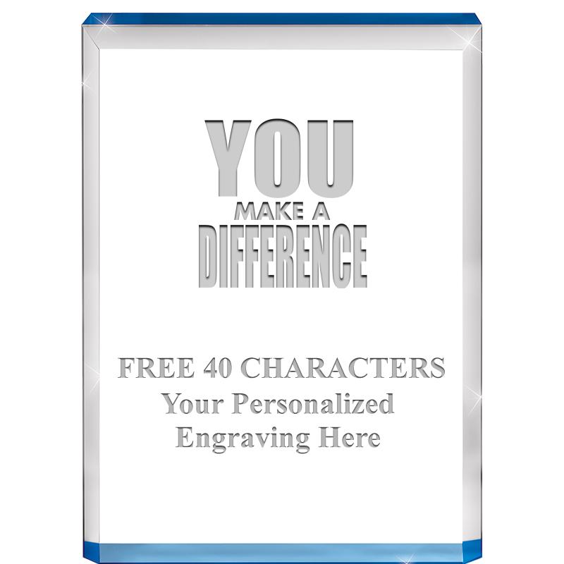 4" BLUE BILLBOARD ACRYLIC