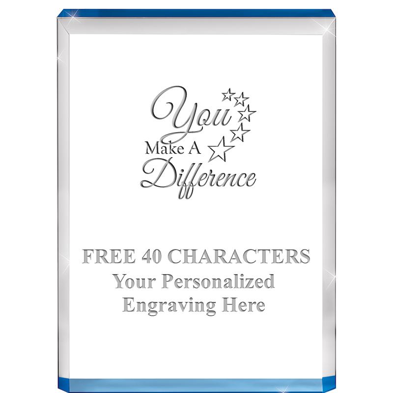 4" BLUE BILLBOARD ACRYLIC