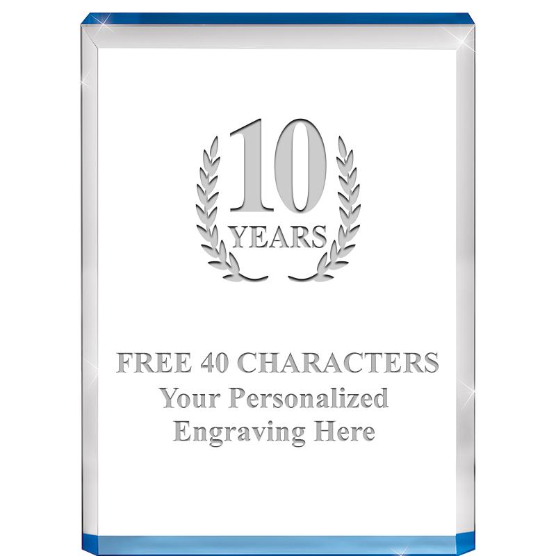 4" BLUE BILLBOARD ACRYLIC