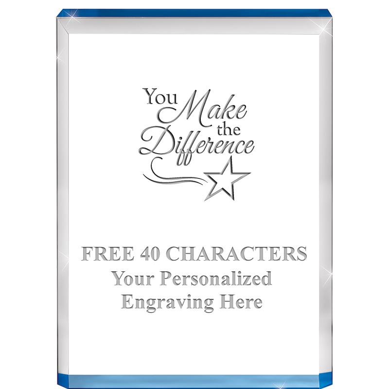 4" BLUE BILLBOARD ACRYLIC