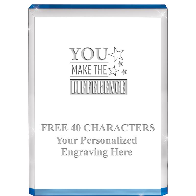 4" BLUE BILLBOARD ACRYLIC