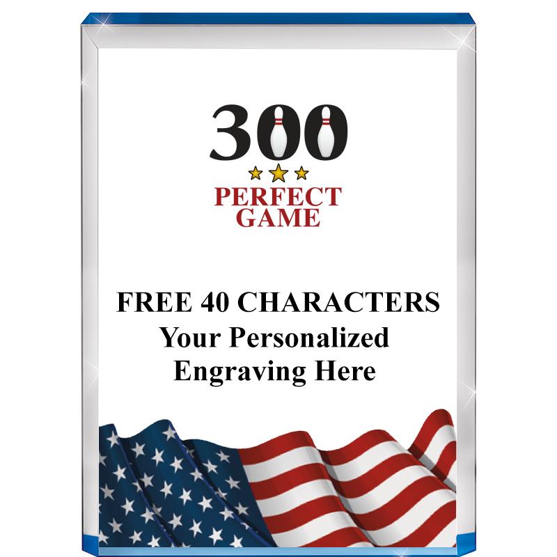 4" FLAG BLUE BILLBOARD ACRYLIC