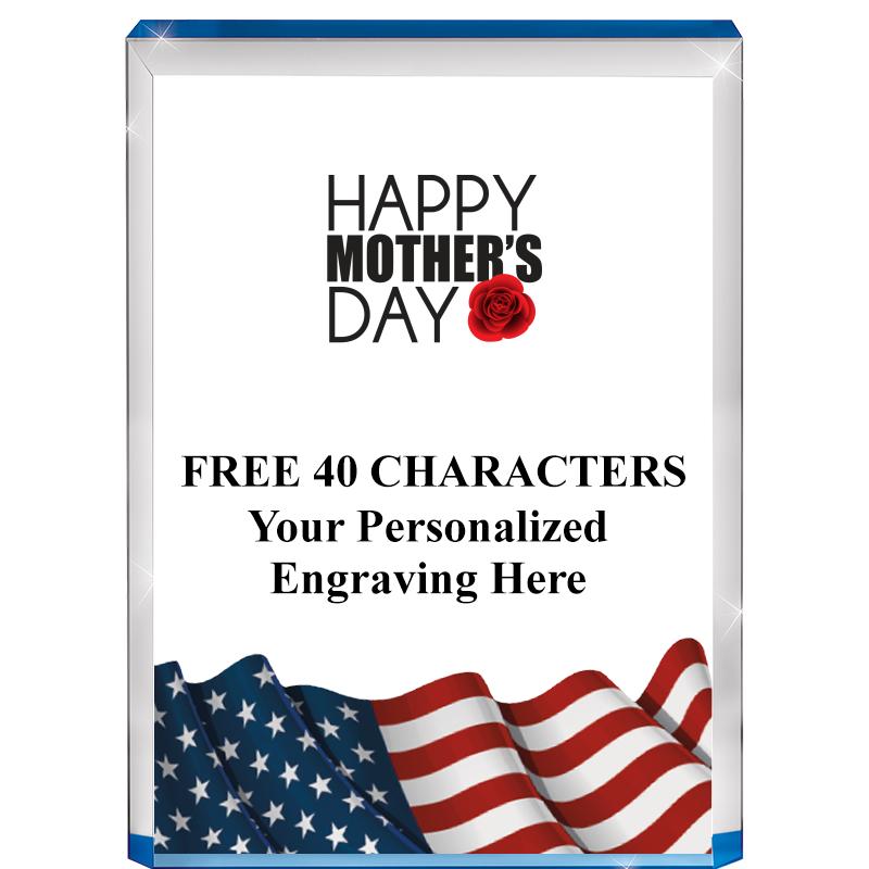 4" FLAG BLUE BILLBOARD ACRYLIC