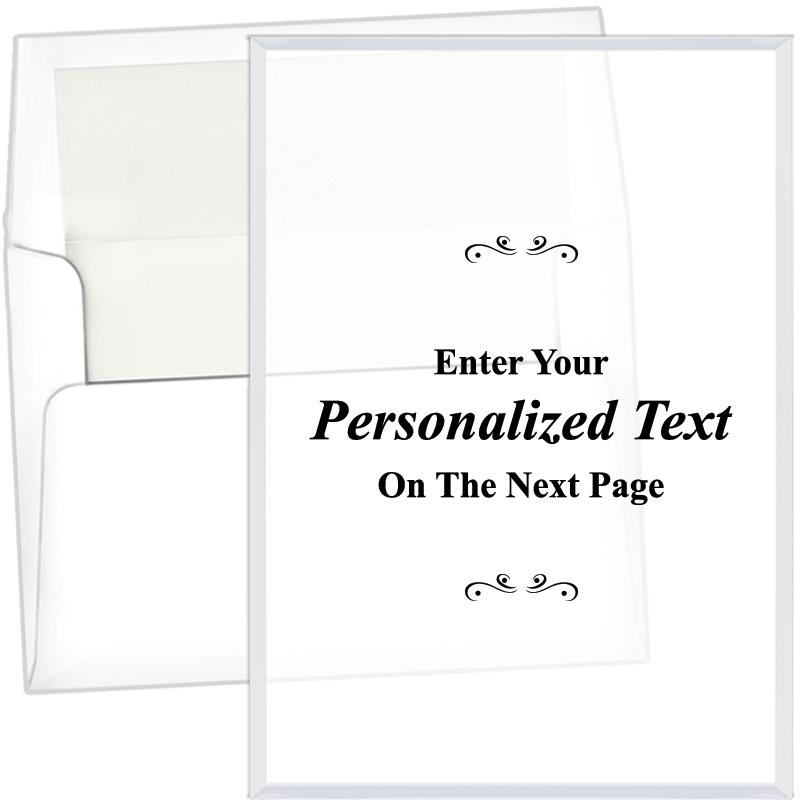 5"X7" ACRYLIC INVITATION