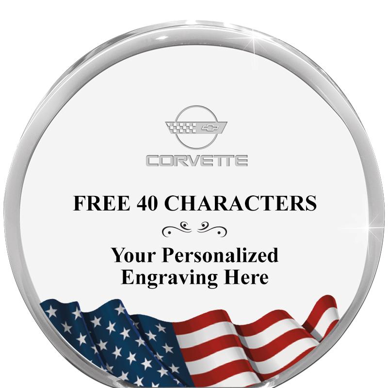 4" FLAG ORBIT ACRYLIC