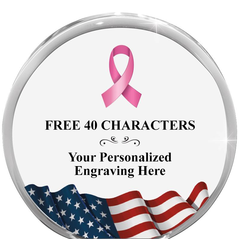 4" FLAG ORBIT ACRYLIC