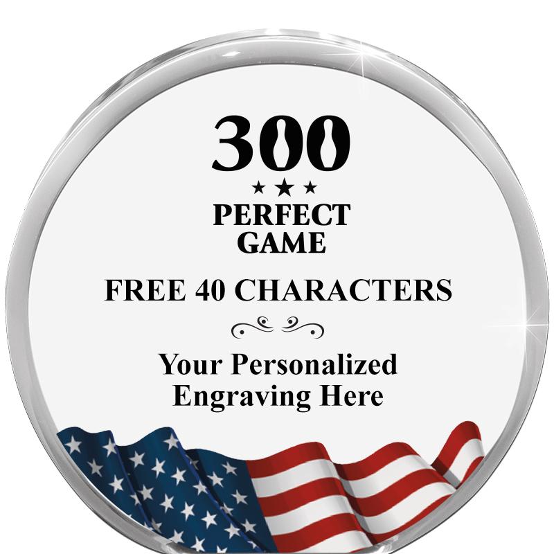 4" FLAG ORBIT ACRYLIC