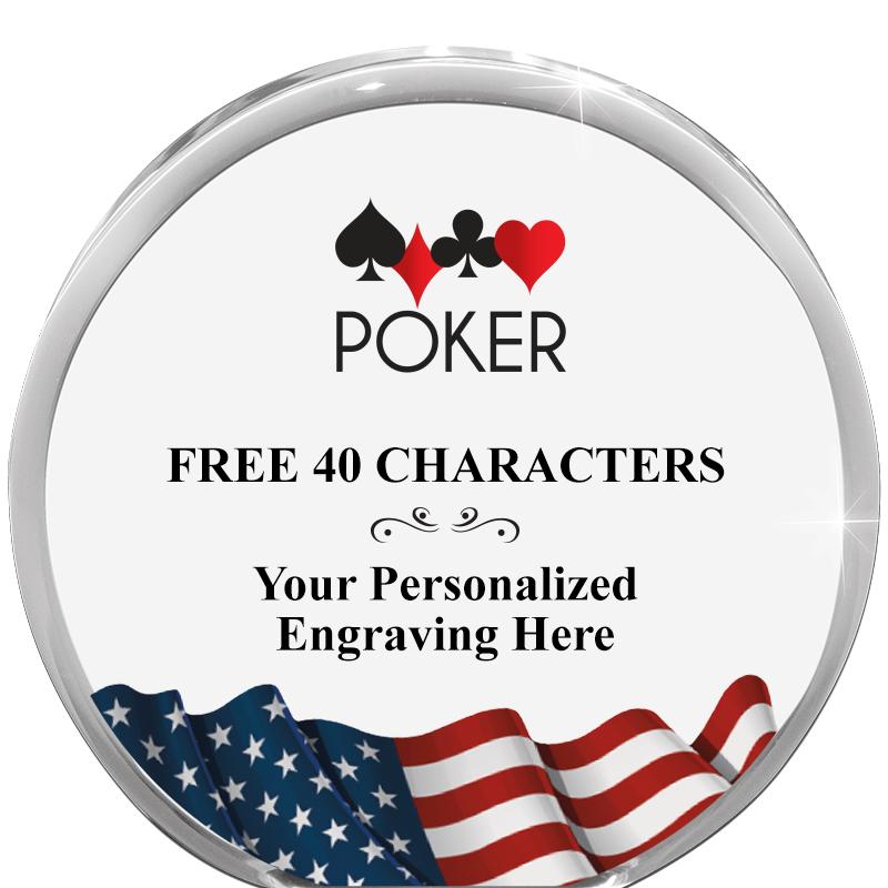 4" FLAG ORBIT ACRYLIC