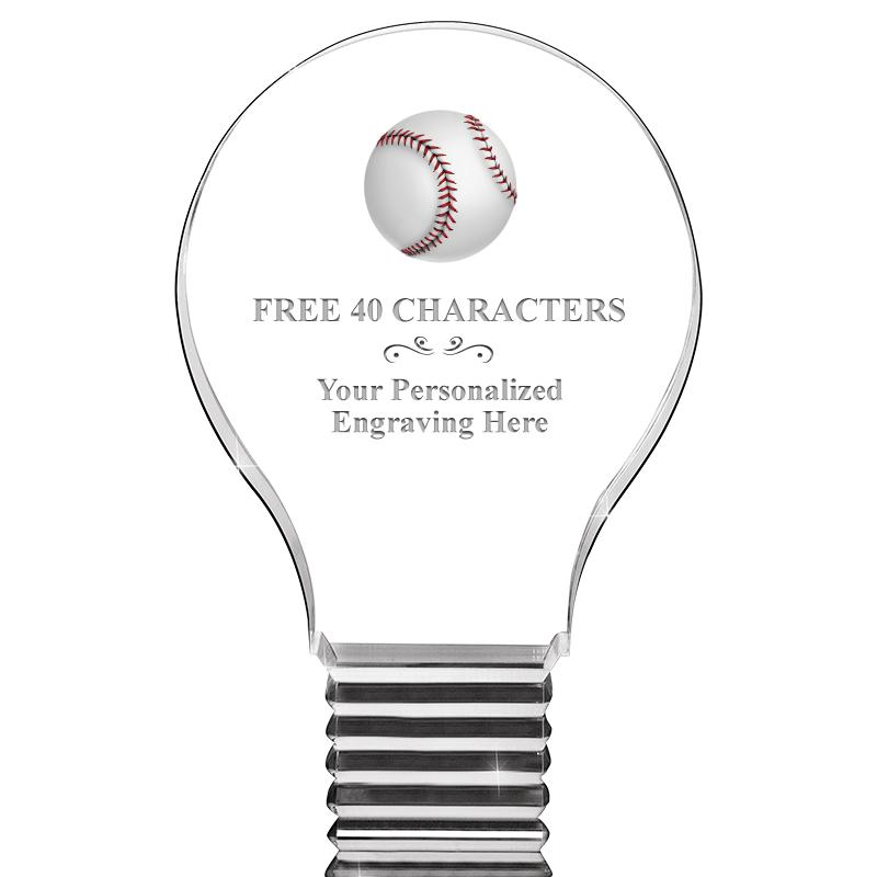 6" LIGHT BULB ACRYLIC