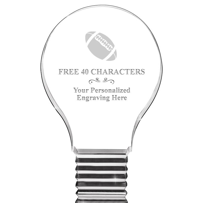 6" LIGHT BULB ACRYLIC