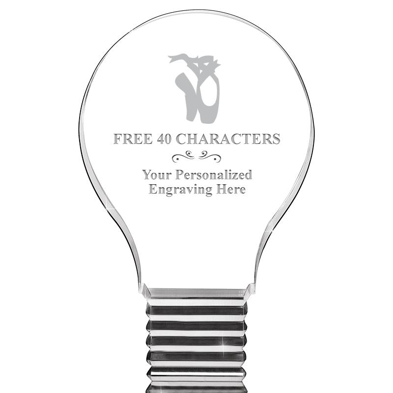 6" LIGHT BULB ACRYLIC