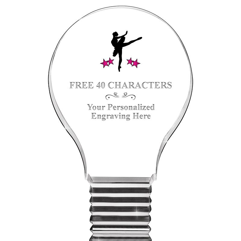 6" LIGHT BULB ACRYLIC