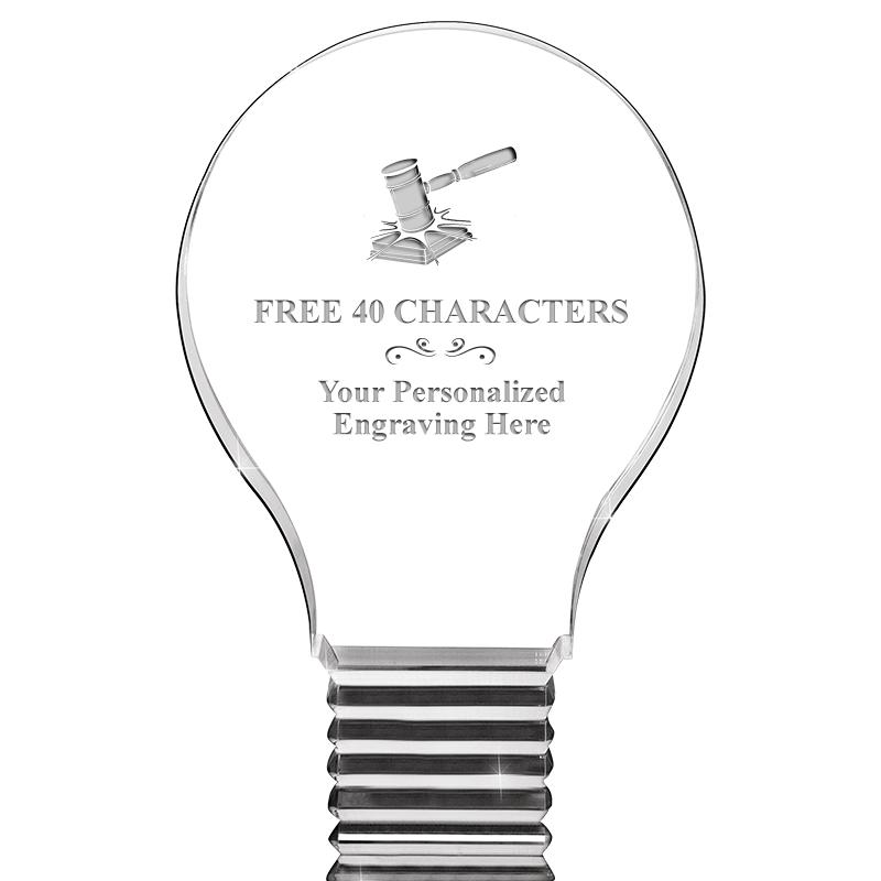 6" LIGHT BULB ACRYLIC