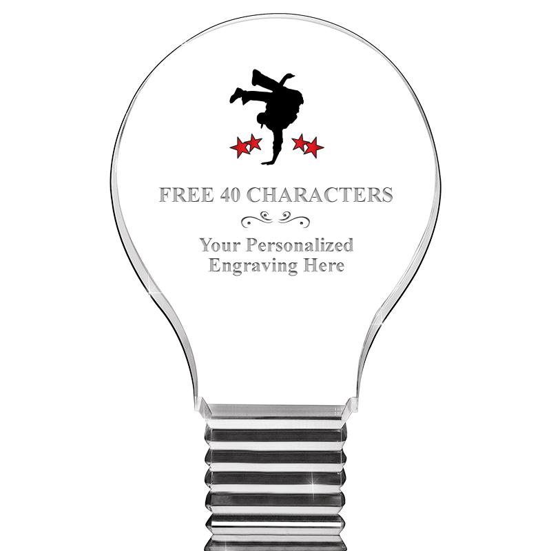 6" LIGHT BULB ACRYLIC