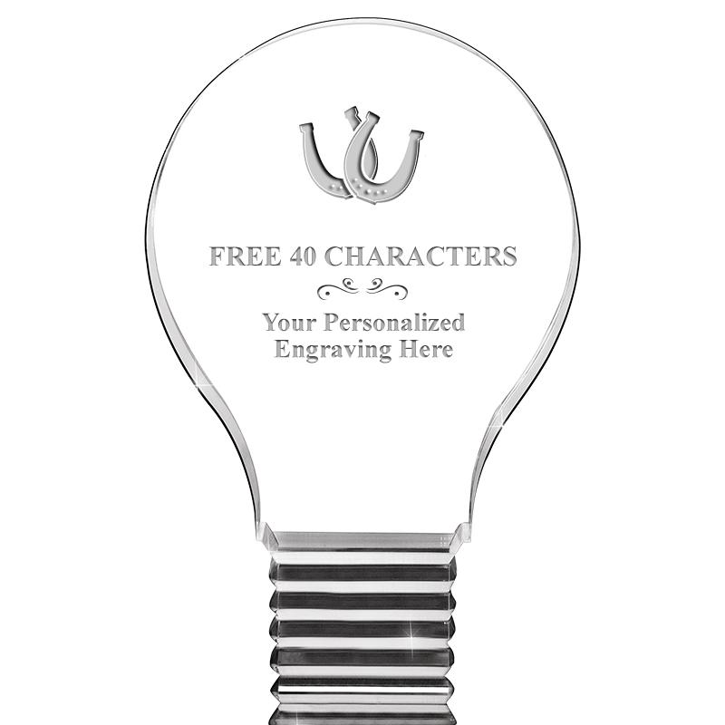 6" LIGHT BULB ACRYLIC