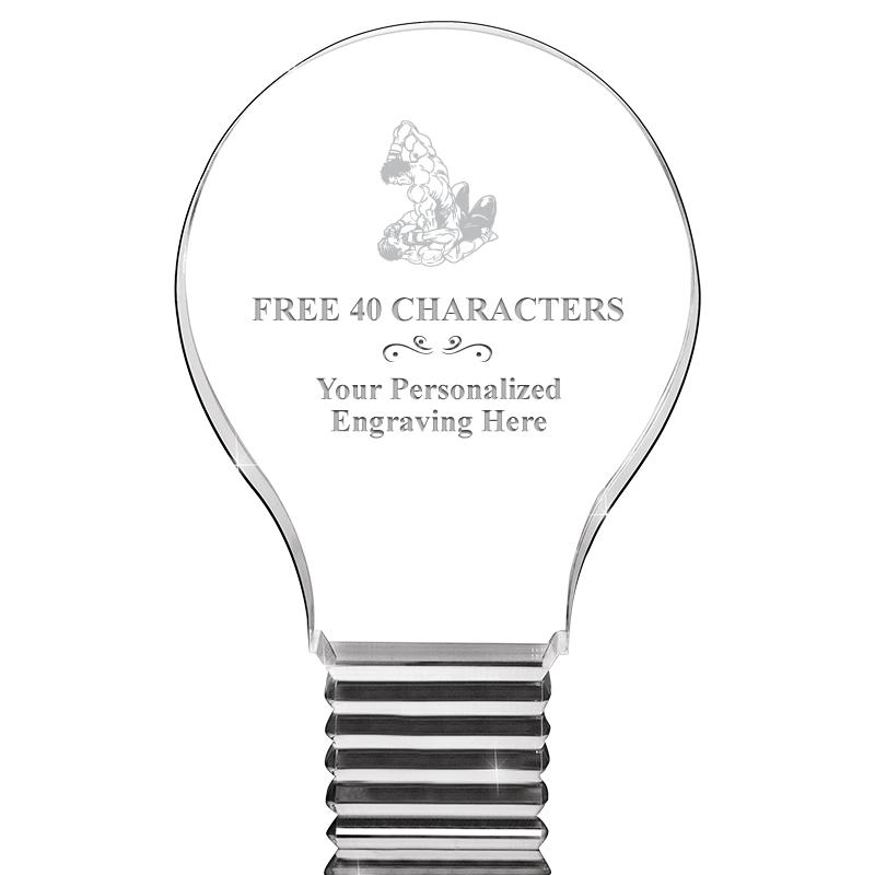 6" LIGHT BULB ACRYLIC