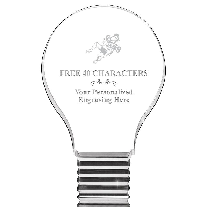 6" LIGHT BULB ACRYLIC