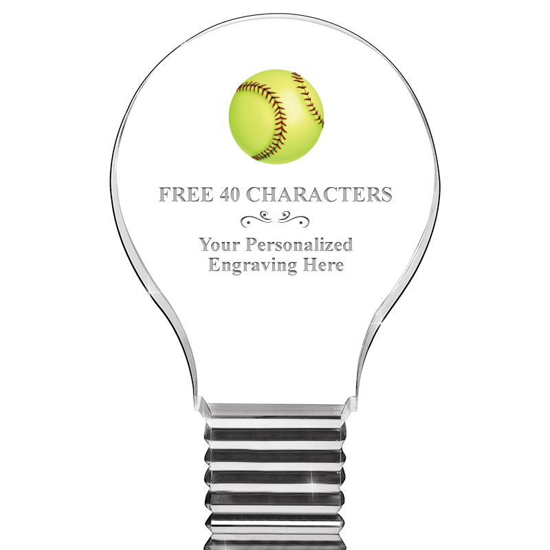 6" LIGHT BULB ACRYLIC