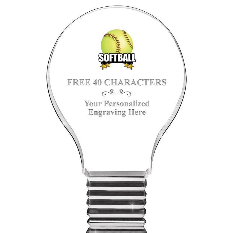 6" LIGHT BULB ACRYLIC