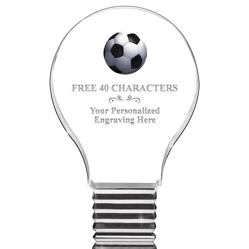 6" LIGHT BULB ACRYLIC