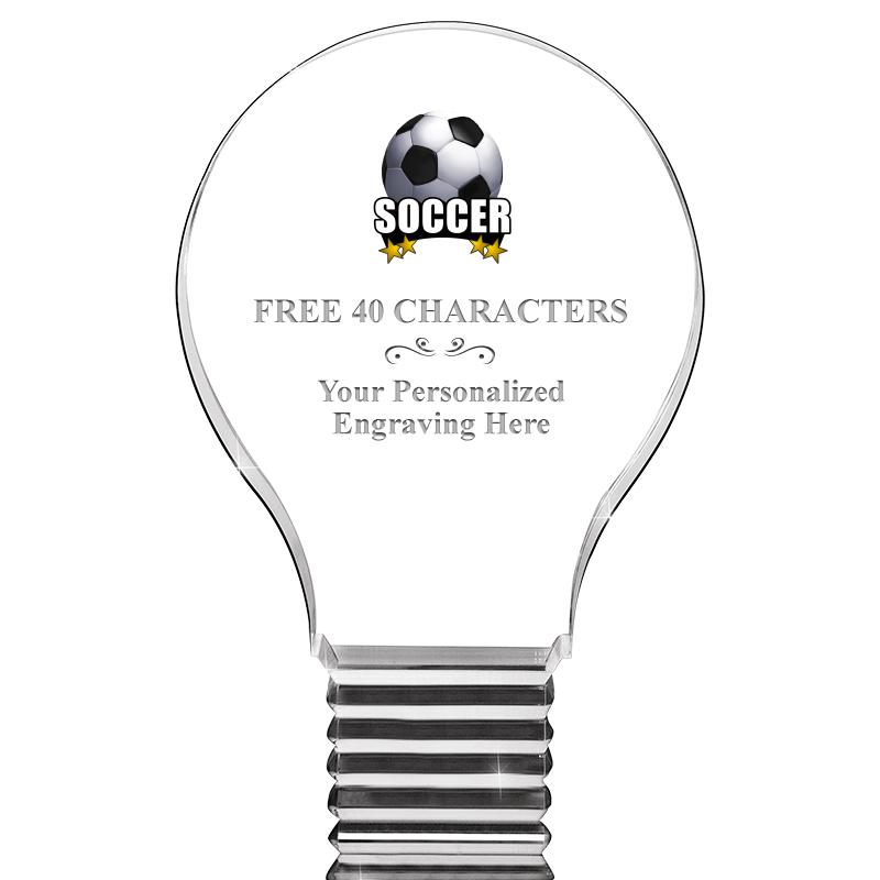 6" LIGHT BULB ACRYLIC