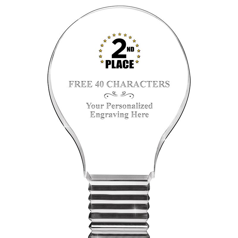 6" LIGHT BULB ACRYLIC