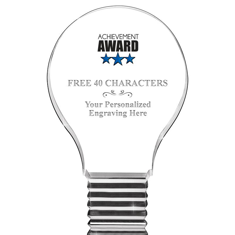 6" LIGHT BULB ACRYLIC