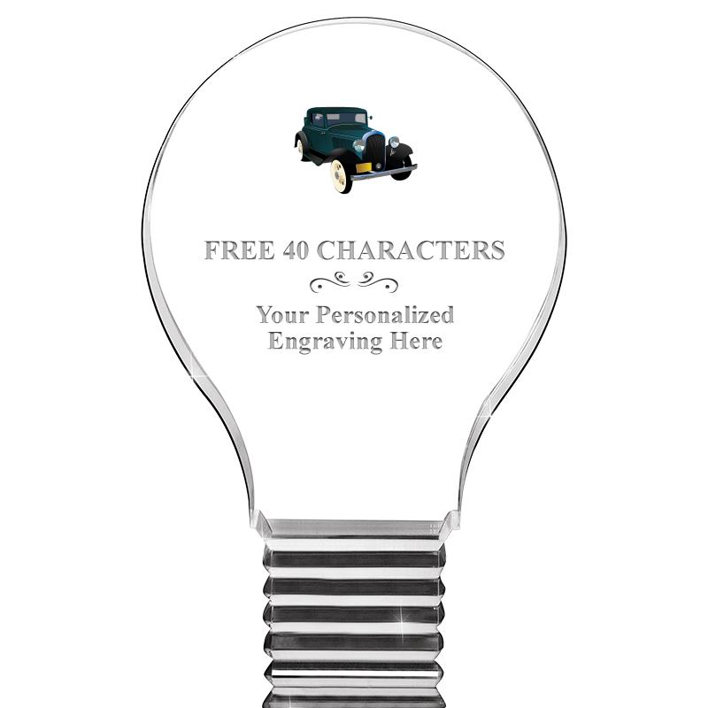 6" LIGHT BULB ACRYLIC