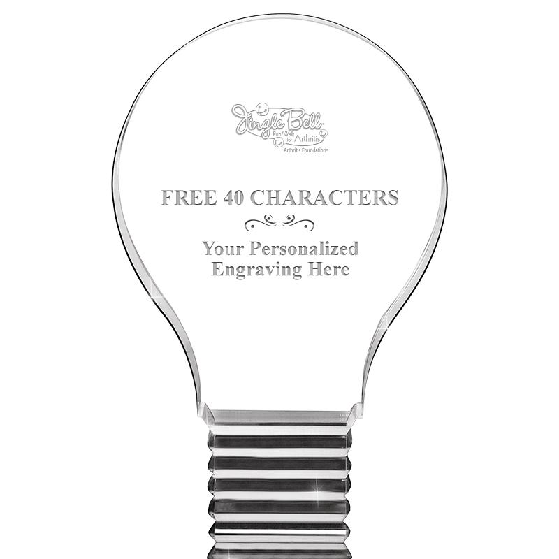 6" LIGHT BULB ACRYLIC