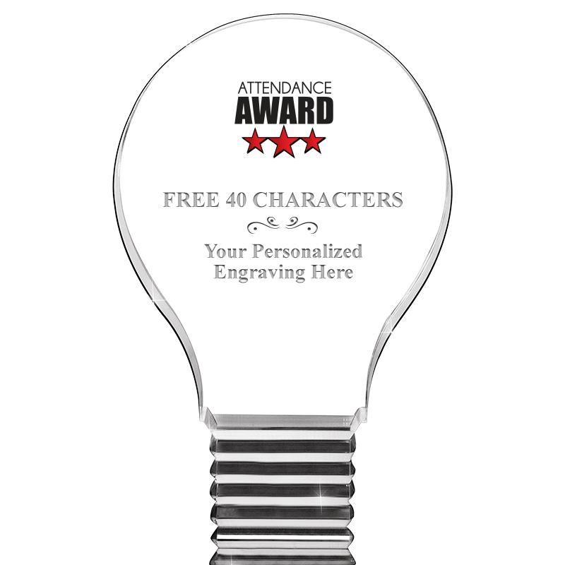 6" LIGHT BULB ACRYLIC