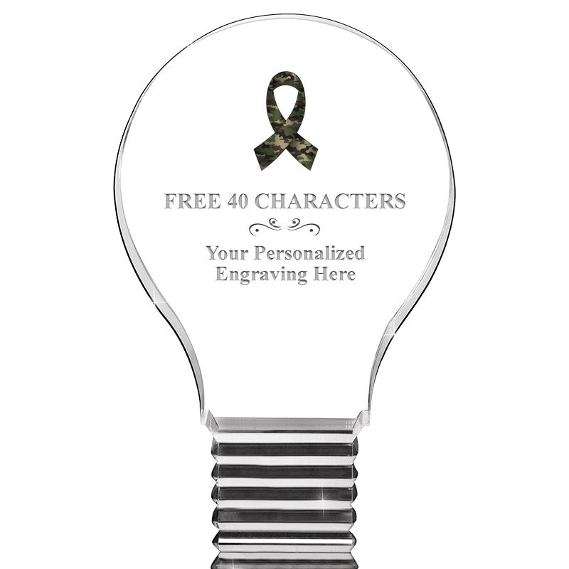 6" LIGHT BULB ACRYLIC