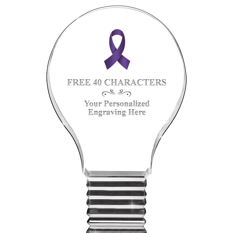 6" LIGHT BULB ACRYLIC