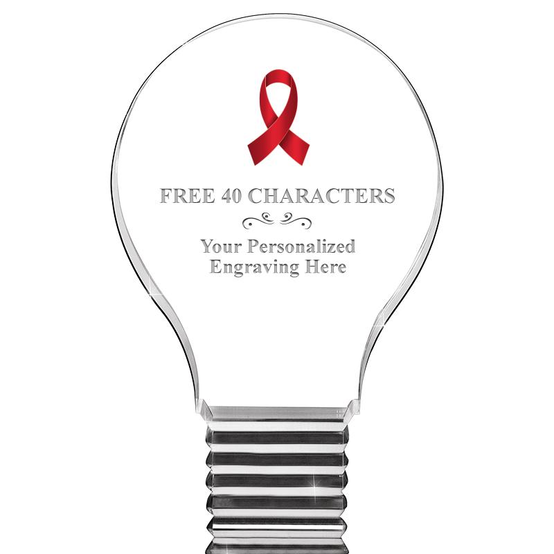 6" LIGHT BULB ACRYLIC