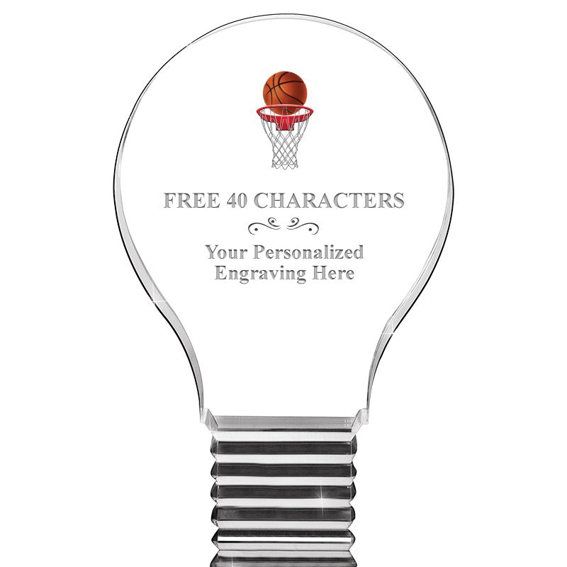 6" LIGHT BULB ACRYLIC