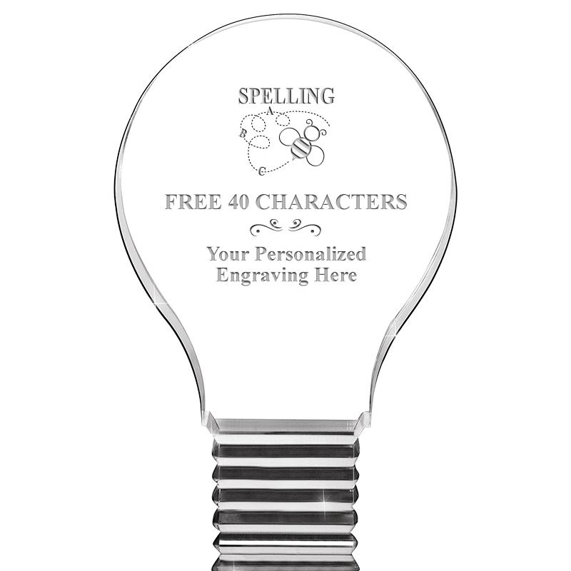 6" LIGHT BULB ACRYLIC