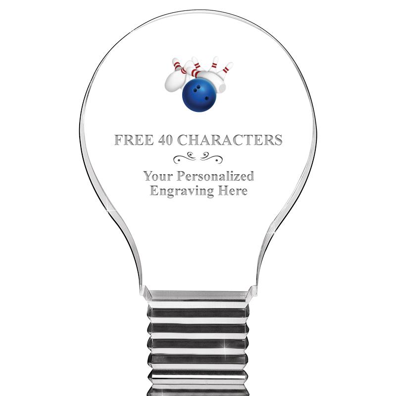 6" LIGHT BULB ACRYLIC