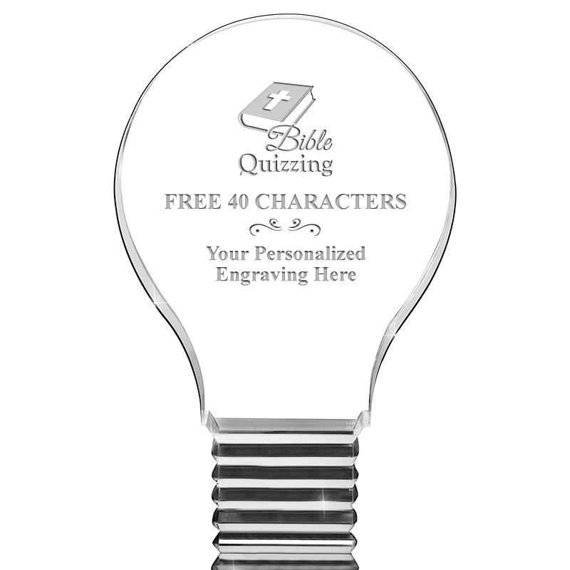 6" LIGHT BULB ACRYLIC