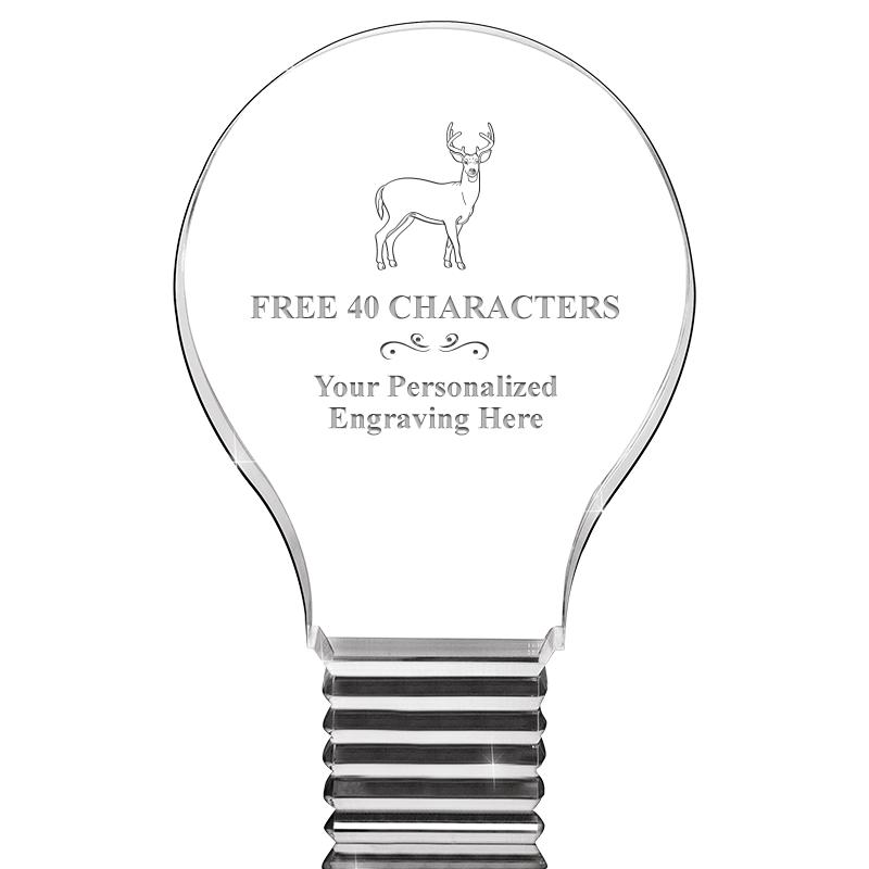 6" LIGHT BULB ACRYLIC