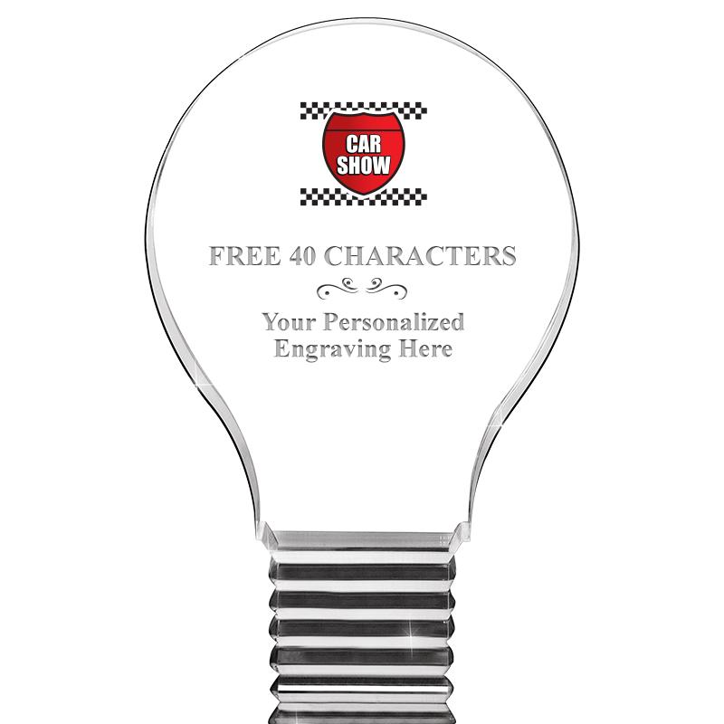 6" LIGHT BULB ACRYLIC