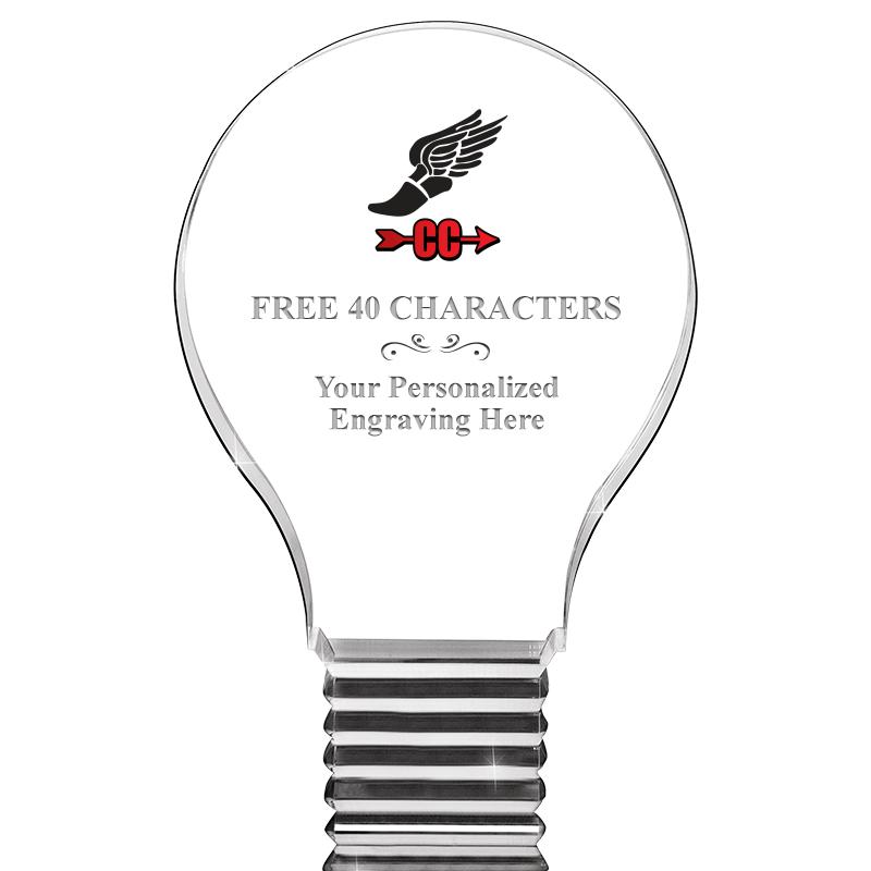 6" LIGHT BULB ACRYLIC