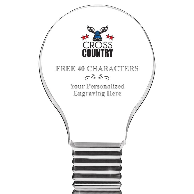 6" LIGHT BULB ACRYLIC