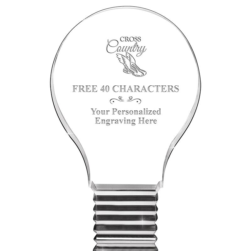 6" LIGHT BULB ACRYLIC